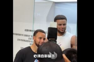 你是库里那我是谁?库里中国行看到自己的蜡像笑翻