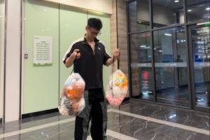 高手!王岚嵚社媒晒出两大袋娃娃:需要滴滴代抓嘛~