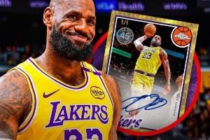  姗姗来迟！詹姆斯湖人时期签名NBA球星卡即将迎来发售！