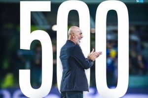 里程碑,意甲官方祝贺皮奥利意甲执教500场