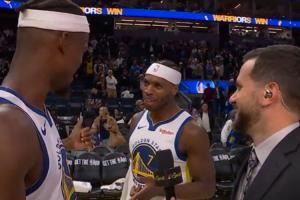 🤣巴特勒受邀场边采访 希尔德上前嘲讽:他们怎么选你啊?