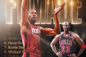 小帅里程碑!杜兰特生涯罚球命中数超越乔丹 升至历史第七位!